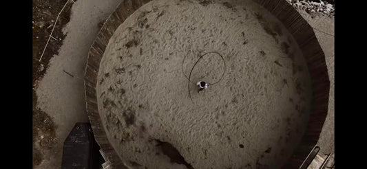 Når du ikke har en round pen Hawk Horsemanship