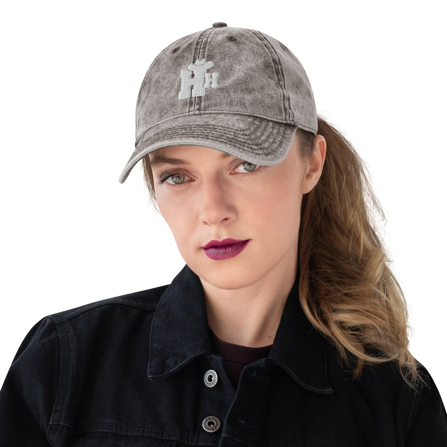 Vintage Bomull Caps Hawk Horsemanship